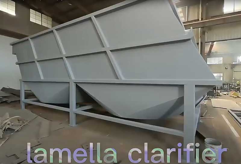 عرض عملية إنتاج XBG20-Lamella Clarifier