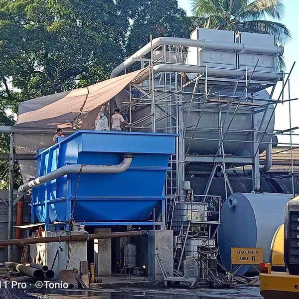 معالجة مياه الصرف الصحي في مصنع الورق في الفلبين